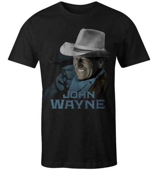 Hooey Men's  "John Wayne" Black Tee