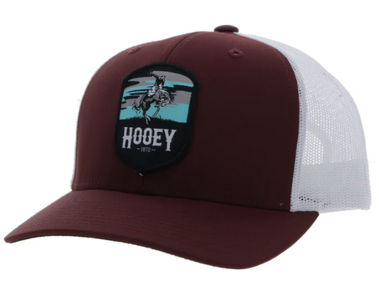 YOUTH "CHEYENNE" MAROON/WHITE SNAPBACK HAT