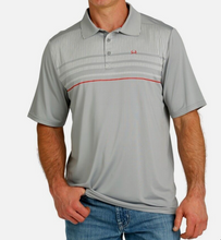 Load image into Gallery viewer, CINCH Men&#39;s Gray Short Sleeve ARENAFLEX Polo Western Shirt
