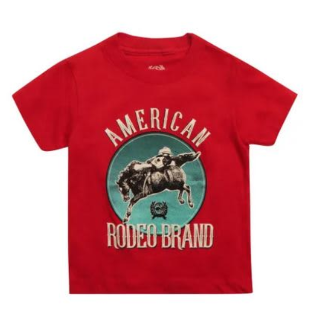 CINCH Infant Boy's Red American Rodeo Brand T-Shirt