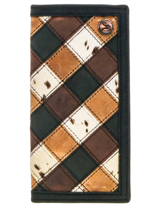 “Smack Down” Patchwork Leather Rodeo Wallet