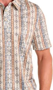 Pandhandle SS Polo Snap - Tan