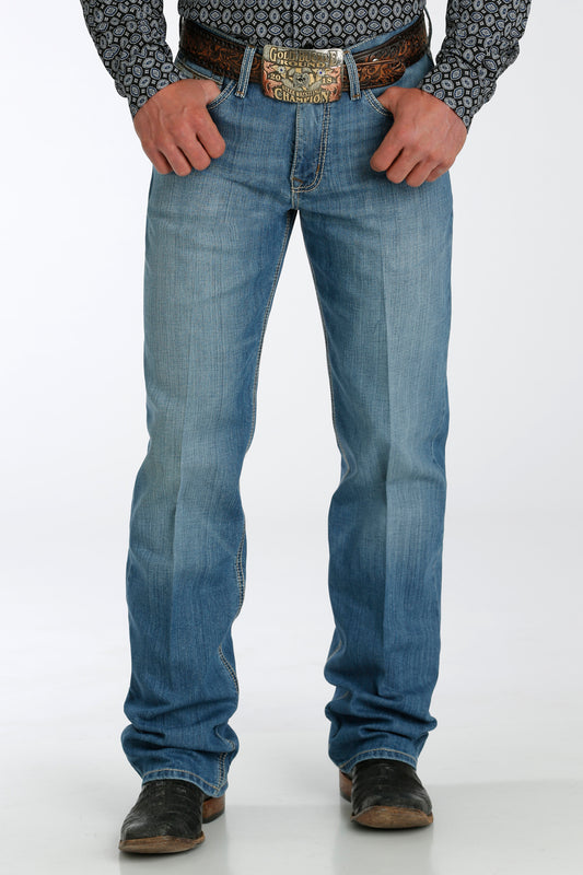 Cinch Grant Relaxed Boot Cut Jeans - Light Wash