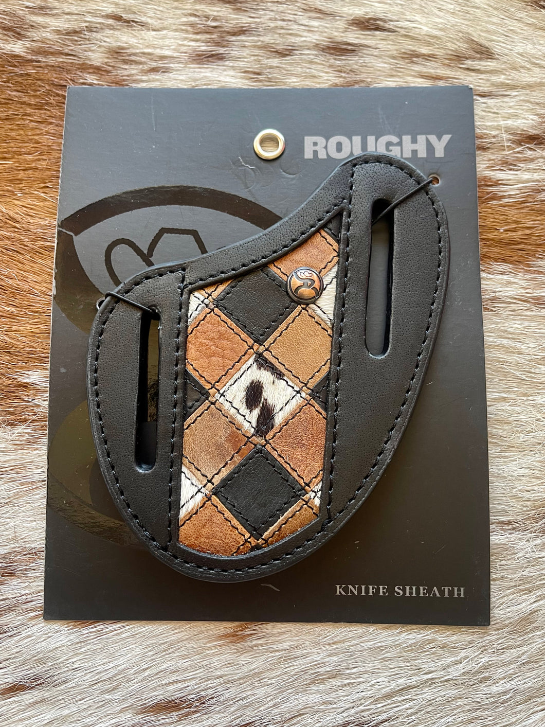 Hooey 'Smackdown' Brwn/Blk Knife Sheath
