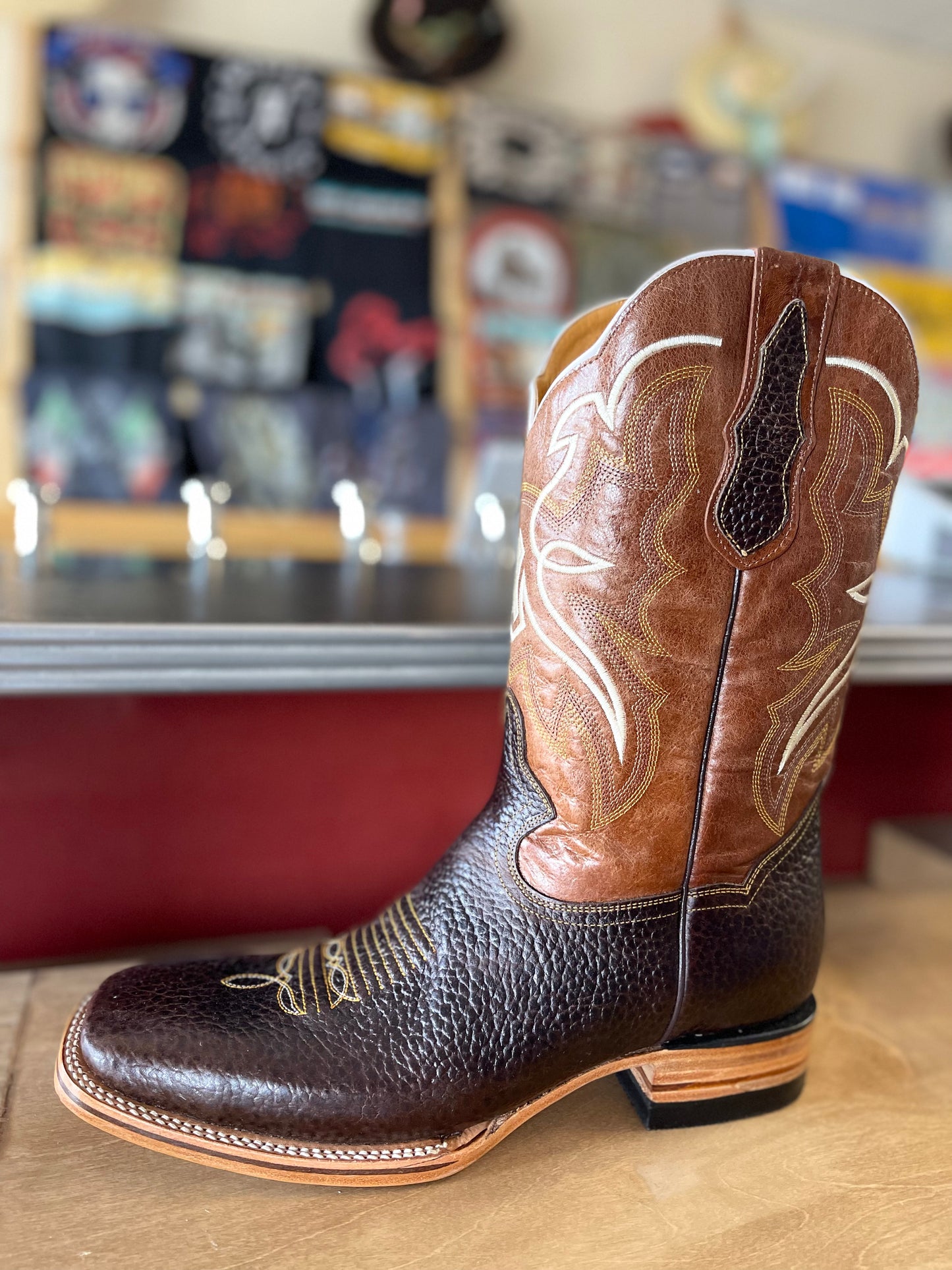Dark Brown Rustic Alfa Boots