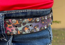 Load image into Gallery viewer, Western Cheetah Girl Belt
