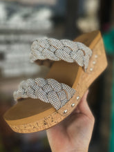Load image into Gallery viewer, Mystique Clear Rhinestone Wedges
