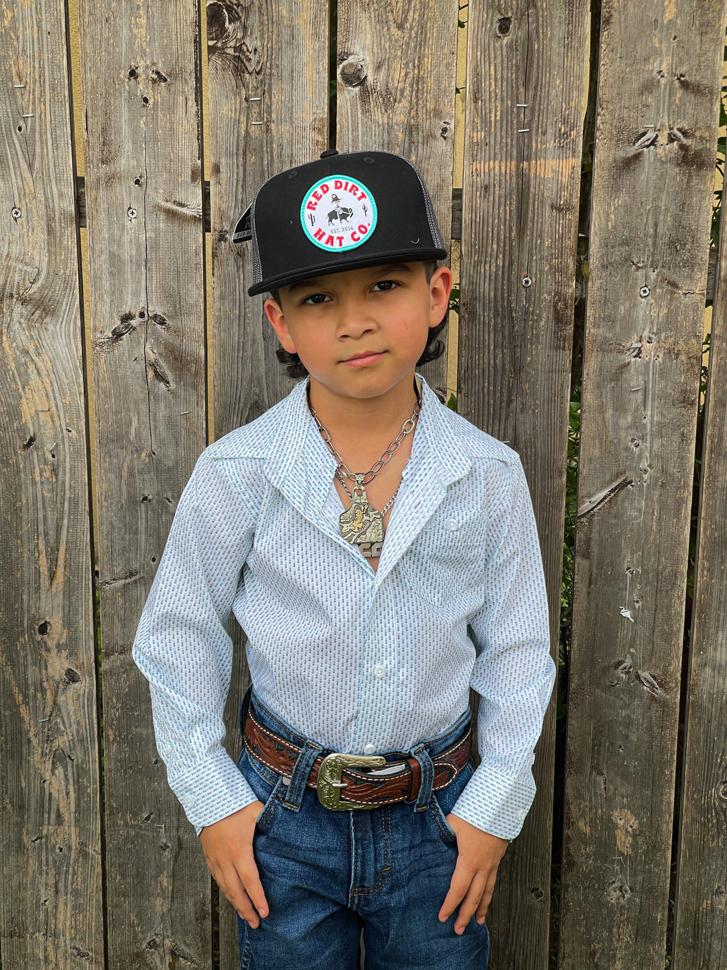 Wrangler Boys Classic LS Button Up