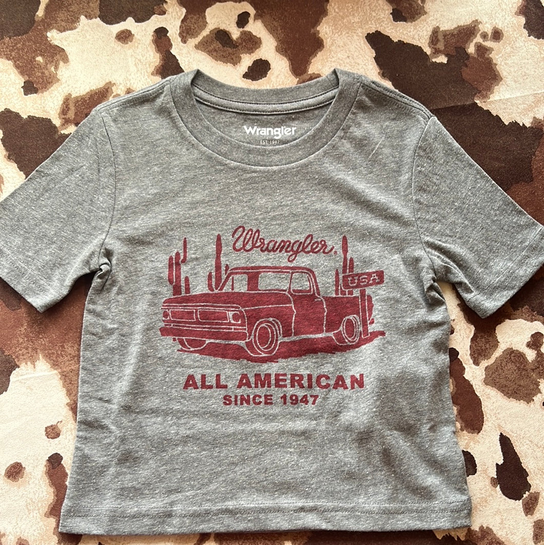 Wrangler Youth Red Truck Tee