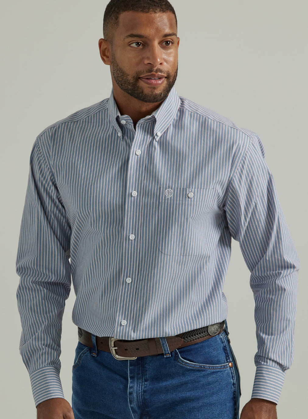 Wrangler George Strait Striped LS