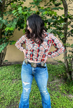 Load image into Gallery viewer, R&amp;R Neon Aztec Custom Crop
