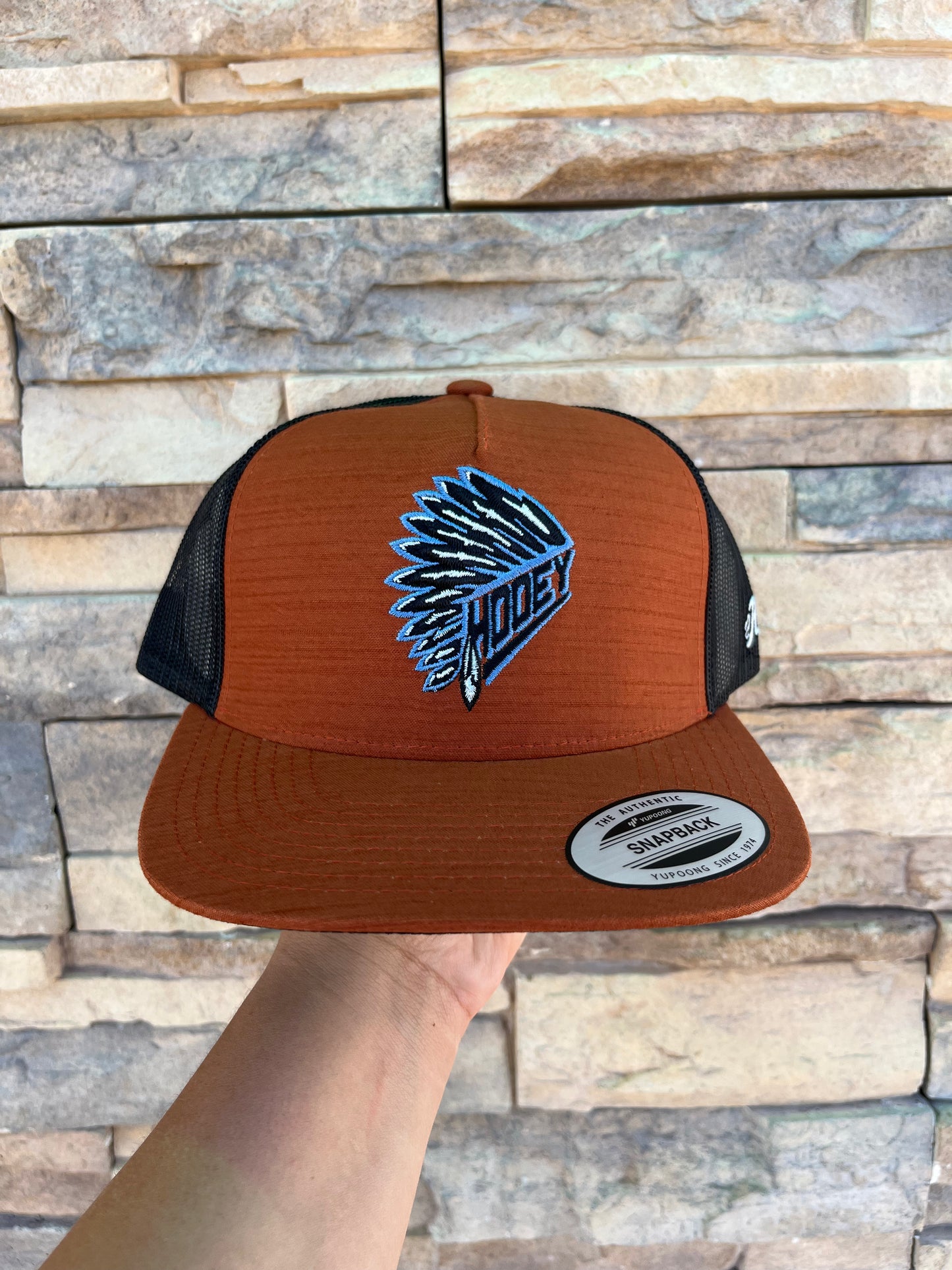 Quanah Orange/Black Cap
