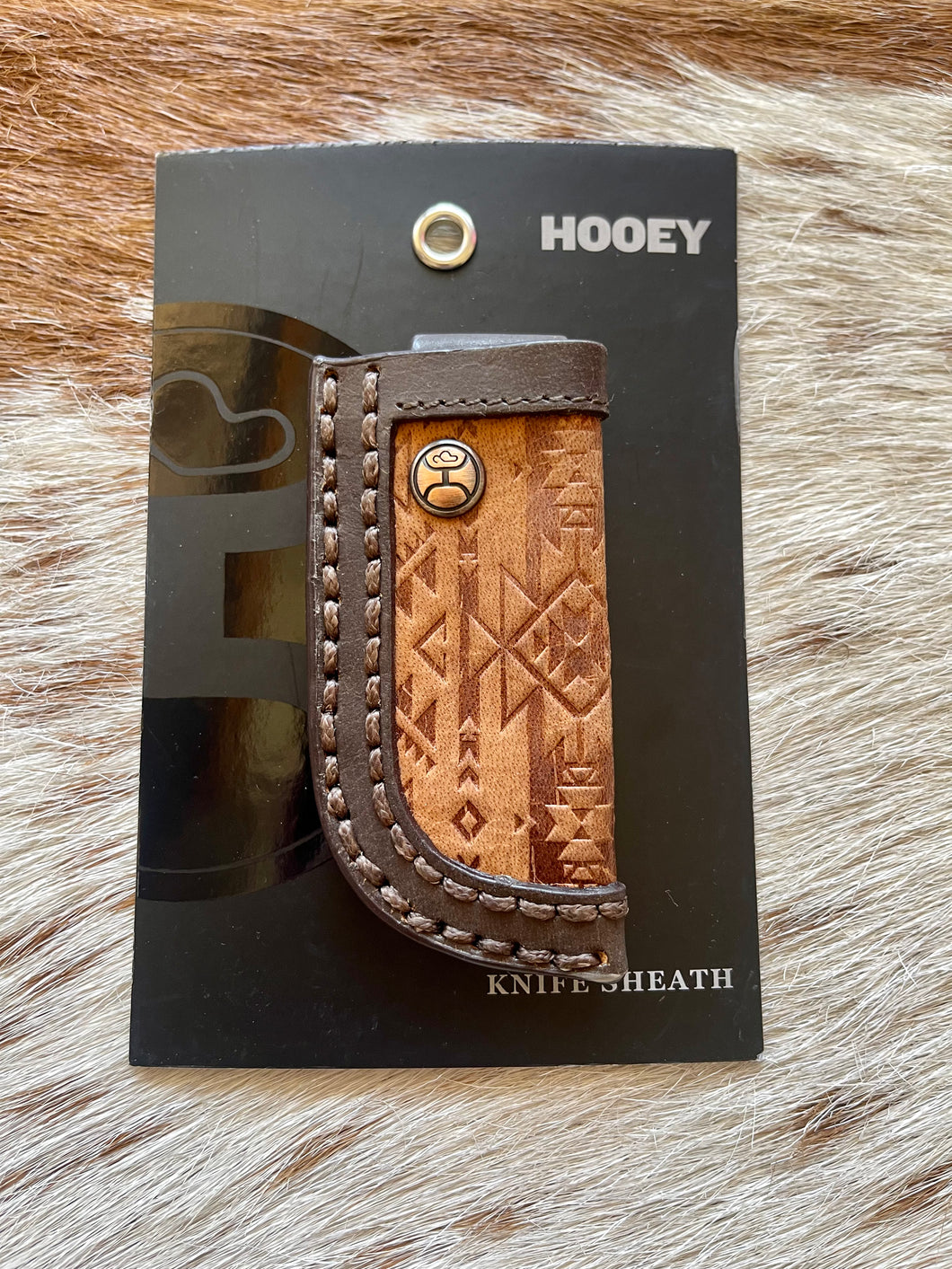 Hooey 'Monterrey' Tan/Brwn Knife Sheath