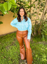 Load image into Gallery viewer, Rock &amp; Roll Women&#39;s Pleather Bell Bottoms
