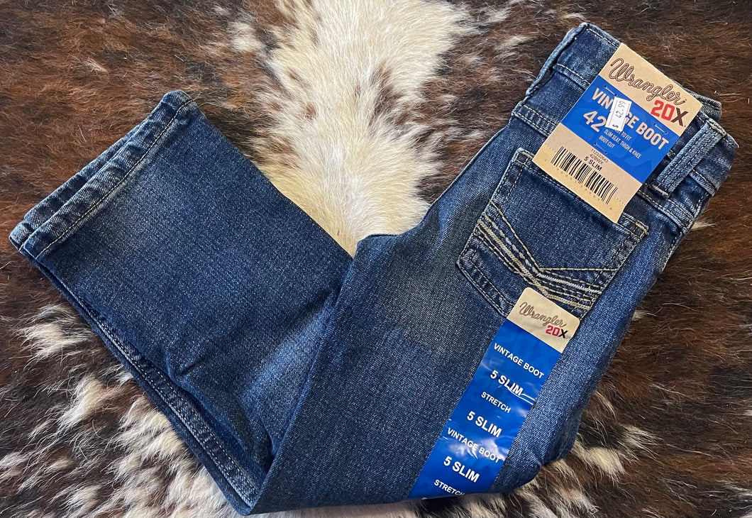 Wrangler Boys 20X Vintage Boot Jeans