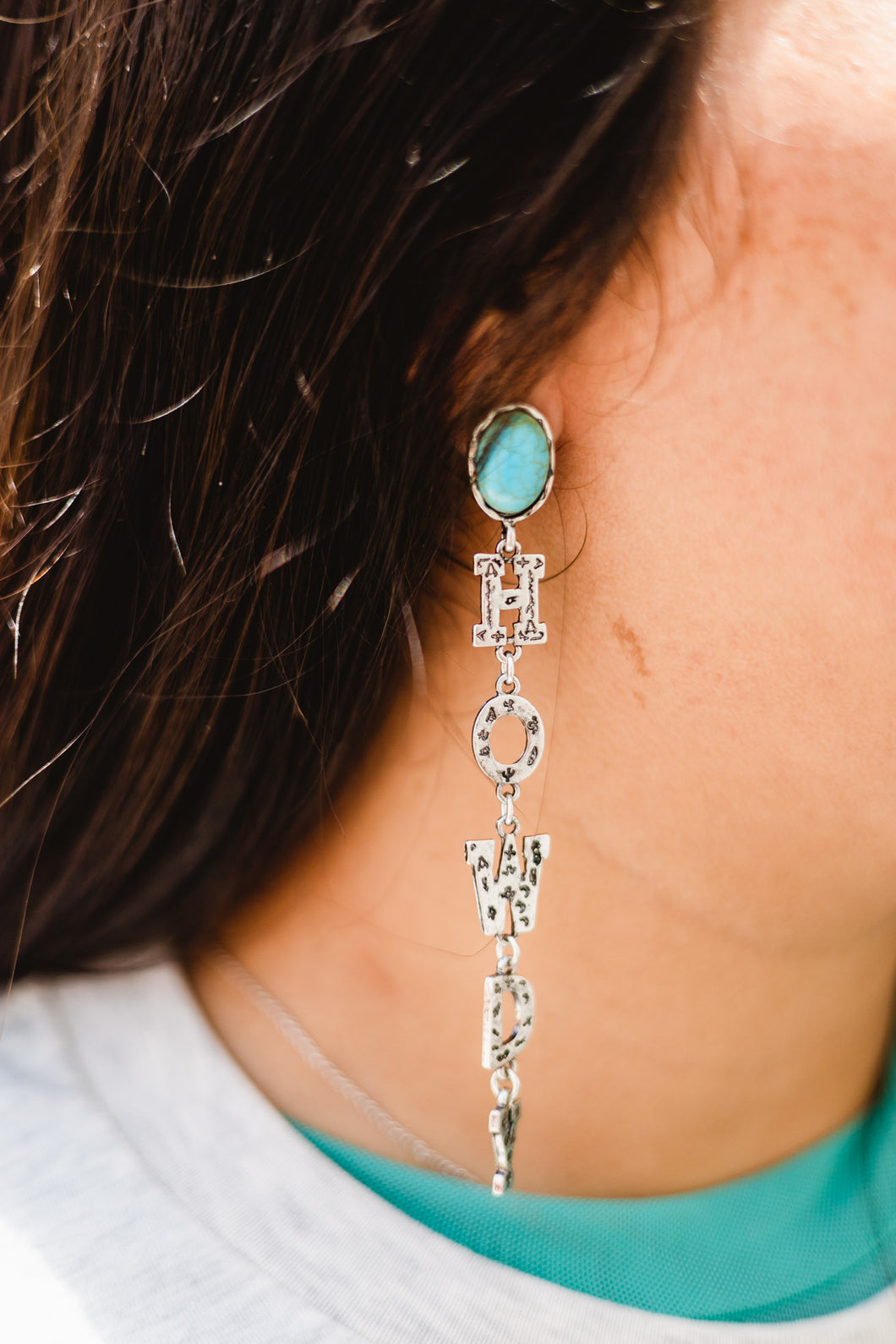 Howdy Stone Stud Earrings