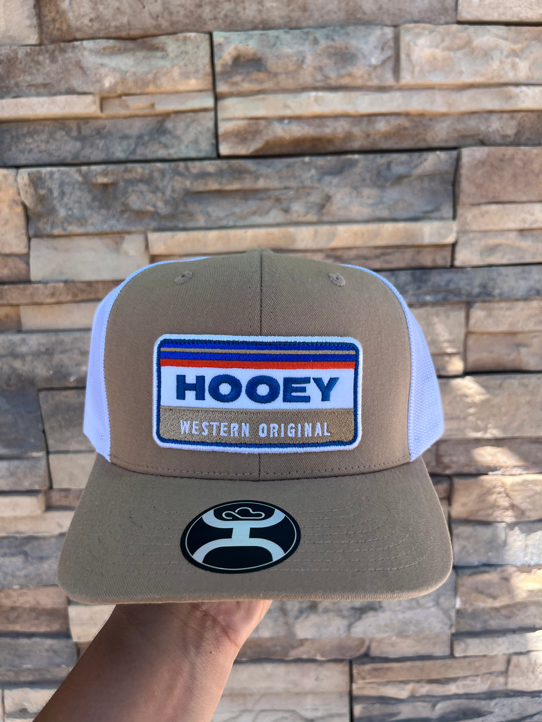 Hooey 'Horizon' Tan/Blu Cap