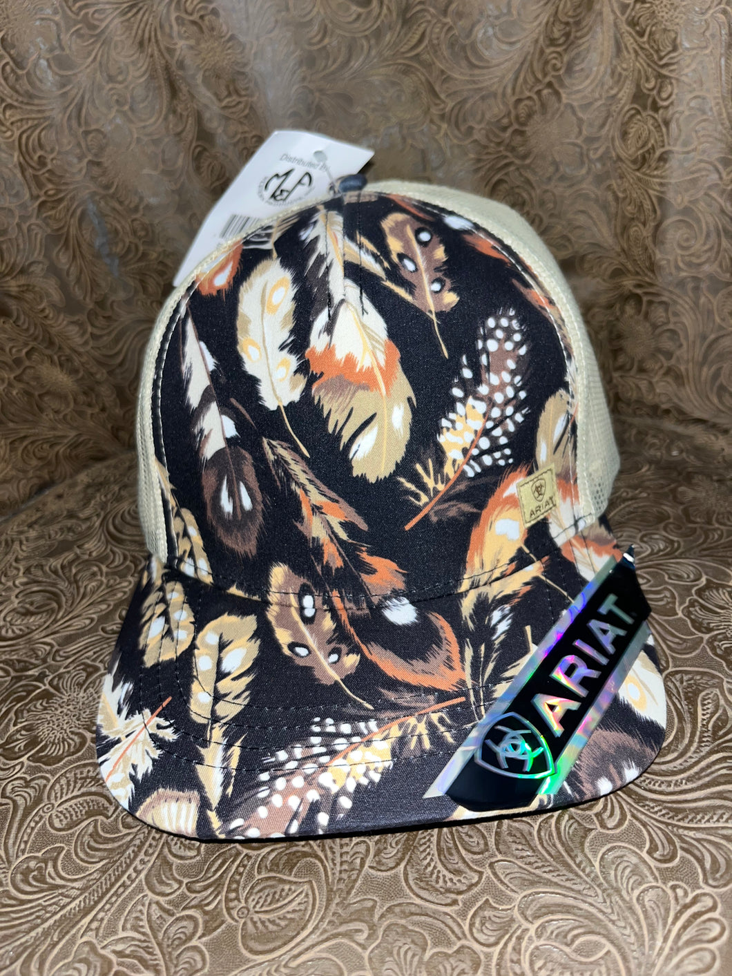 Womens Ariat Feather Cap