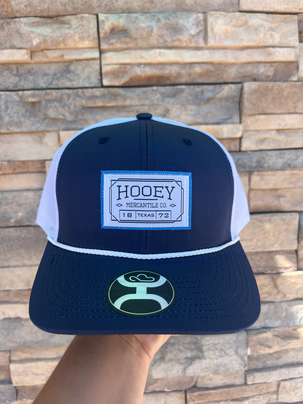 Hooey 'Doc' Blue/Wht Cap