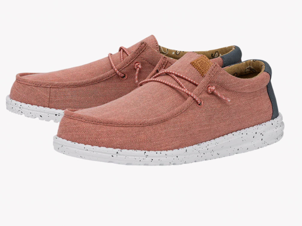 Wally Washed Canvas-Red