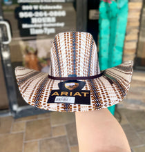 Load image into Gallery viewer, Ariat Multi Colored Straw Hat

