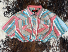 Load image into Gallery viewer, Custom Rock &amp; Roll Pearl Snap Crop Tops
