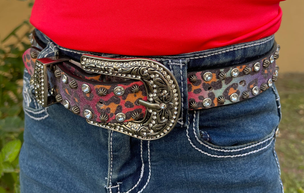 Western Cheetah Girl Belt