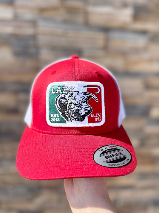 Lazy J Red Bull Cap