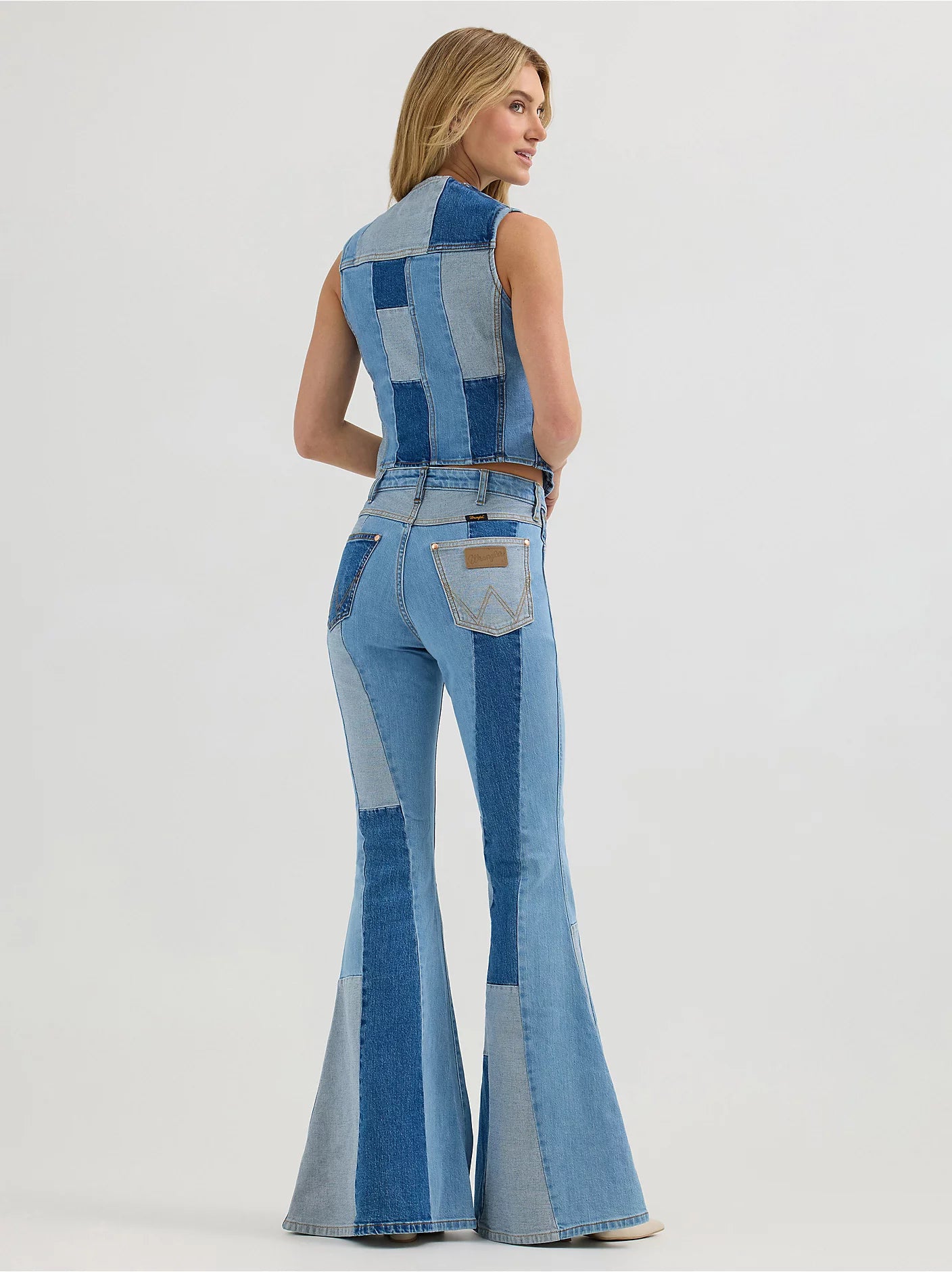 Lainey Wilson Patchwork Flare Jeans