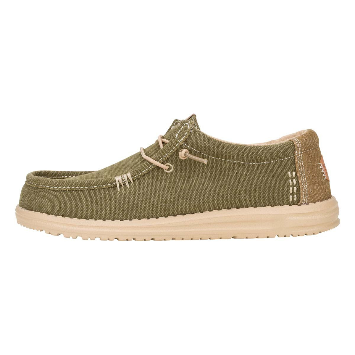 Men's Wally Workwear Shoes - Dusky Green/ Irish Cream