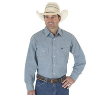 Load image into Gallery viewer, Wrangler Cowboy Cut Work Shirt Pearl Snap
