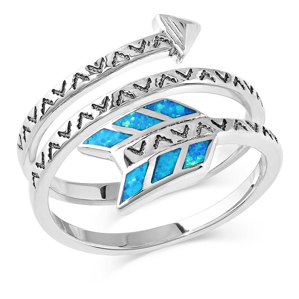 Montana Silversmiths Opal Arrow Ring