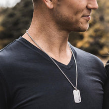 Load image into Gallery viewer, Montana Silversmiths Light Dog Tag Necklace
