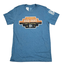 Load image into Gallery viewer, Red Dirt Teal Aztec Sign Tee
