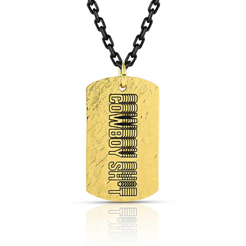 Cowboy Sh*t Gold Necklace