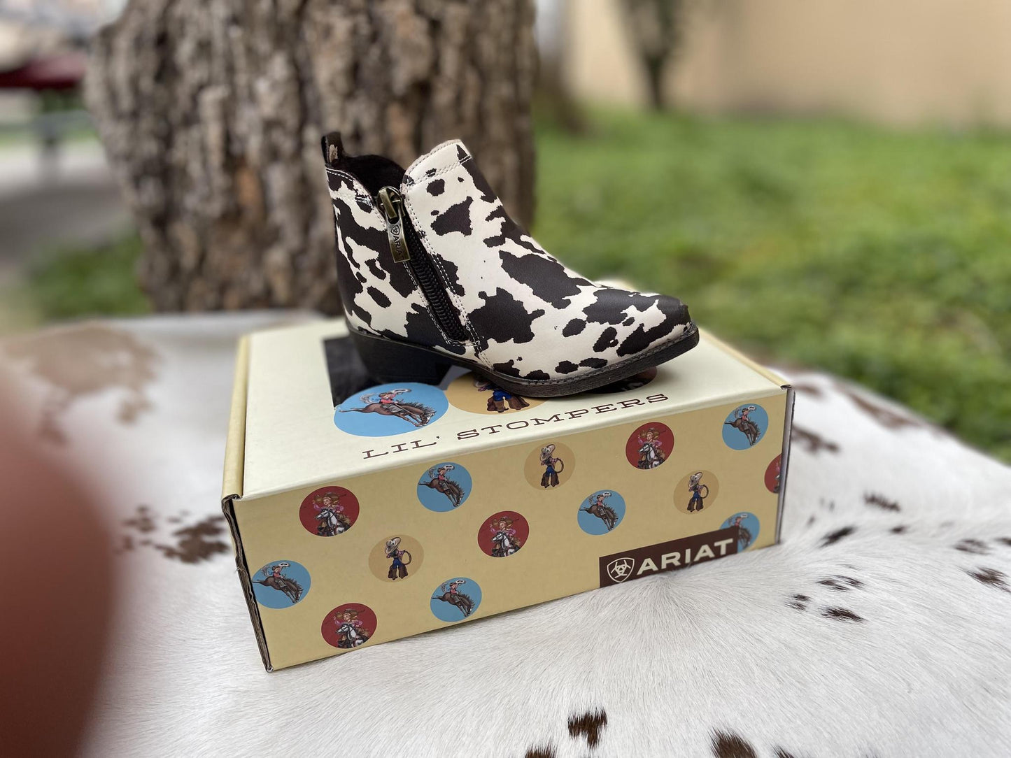 Fiona Ariat Cow print Dixons