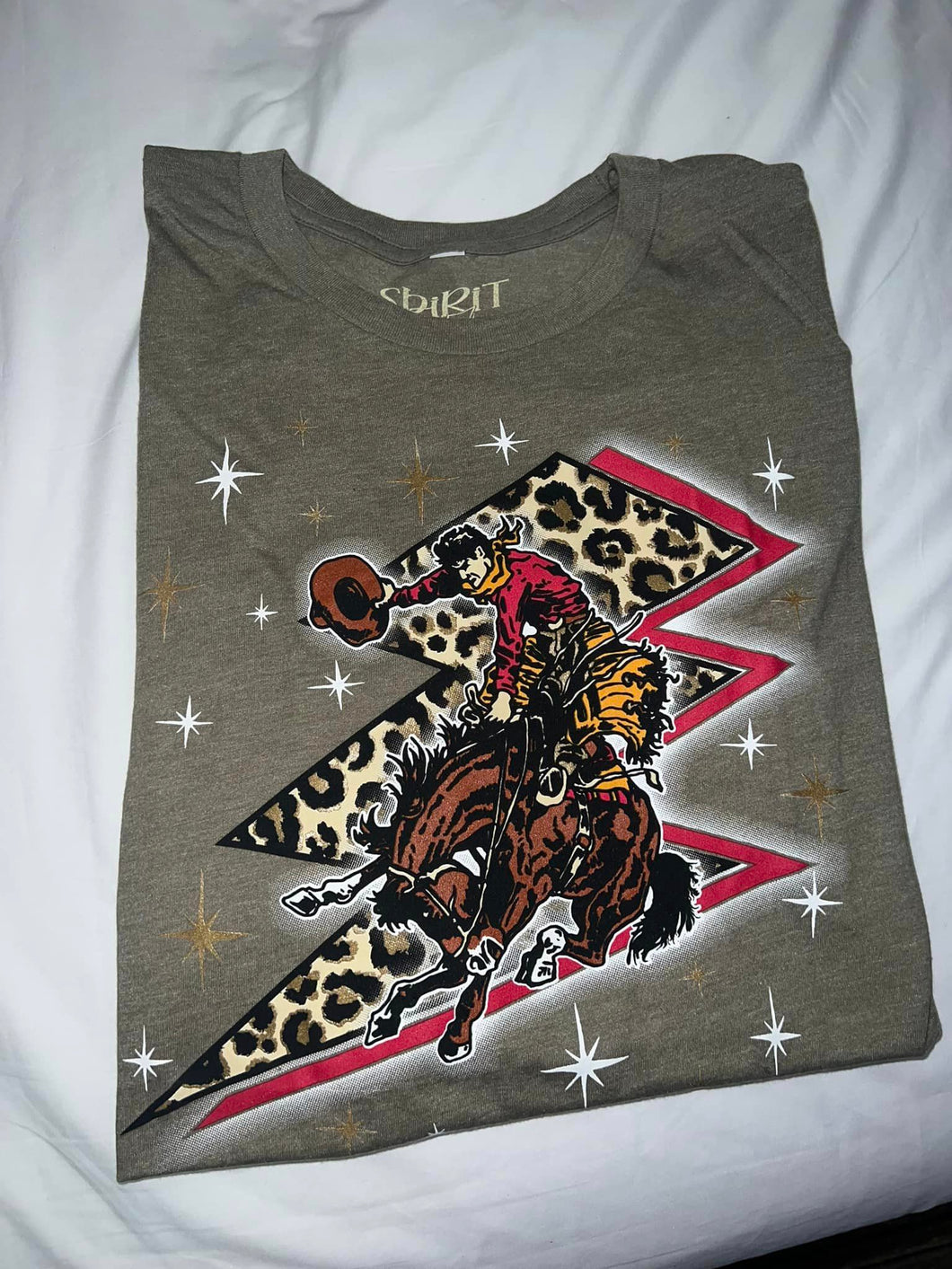 Bucking Bronc Thunderbolt Tee