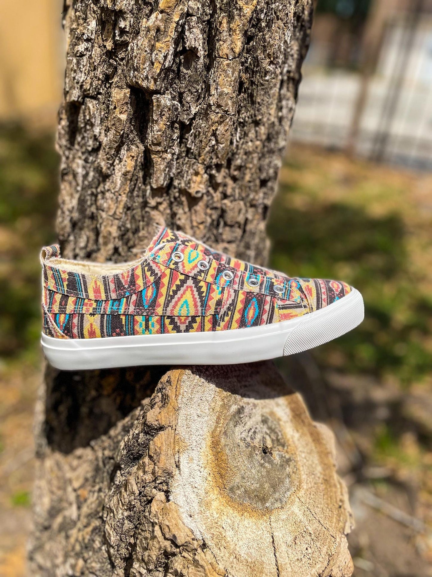 Womens Corky's Pink Aztec Kicks