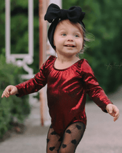 Load image into Gallery viewer, Time To Shine Wine Leotard
