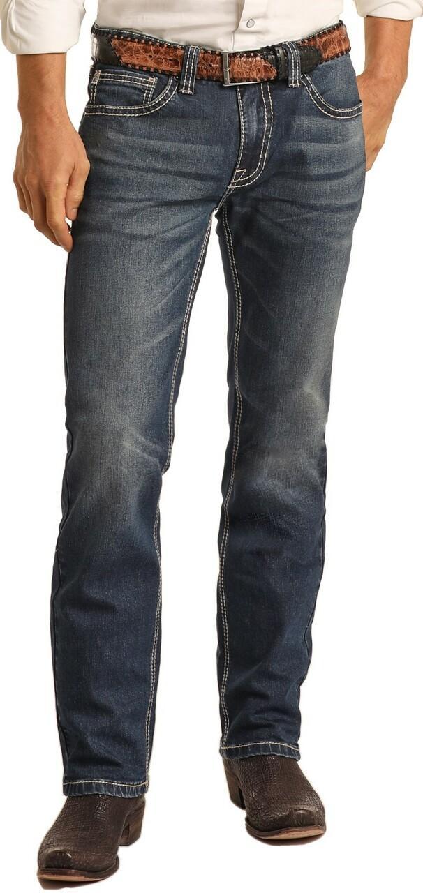 Rock&Roll Denim Reflex Revolver Straight Jeans - Light Navy