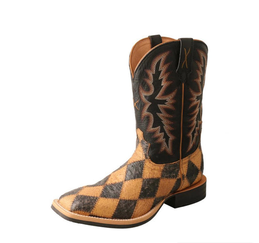 11" Ruff Stock Ostrich & Black (MRS0071)
