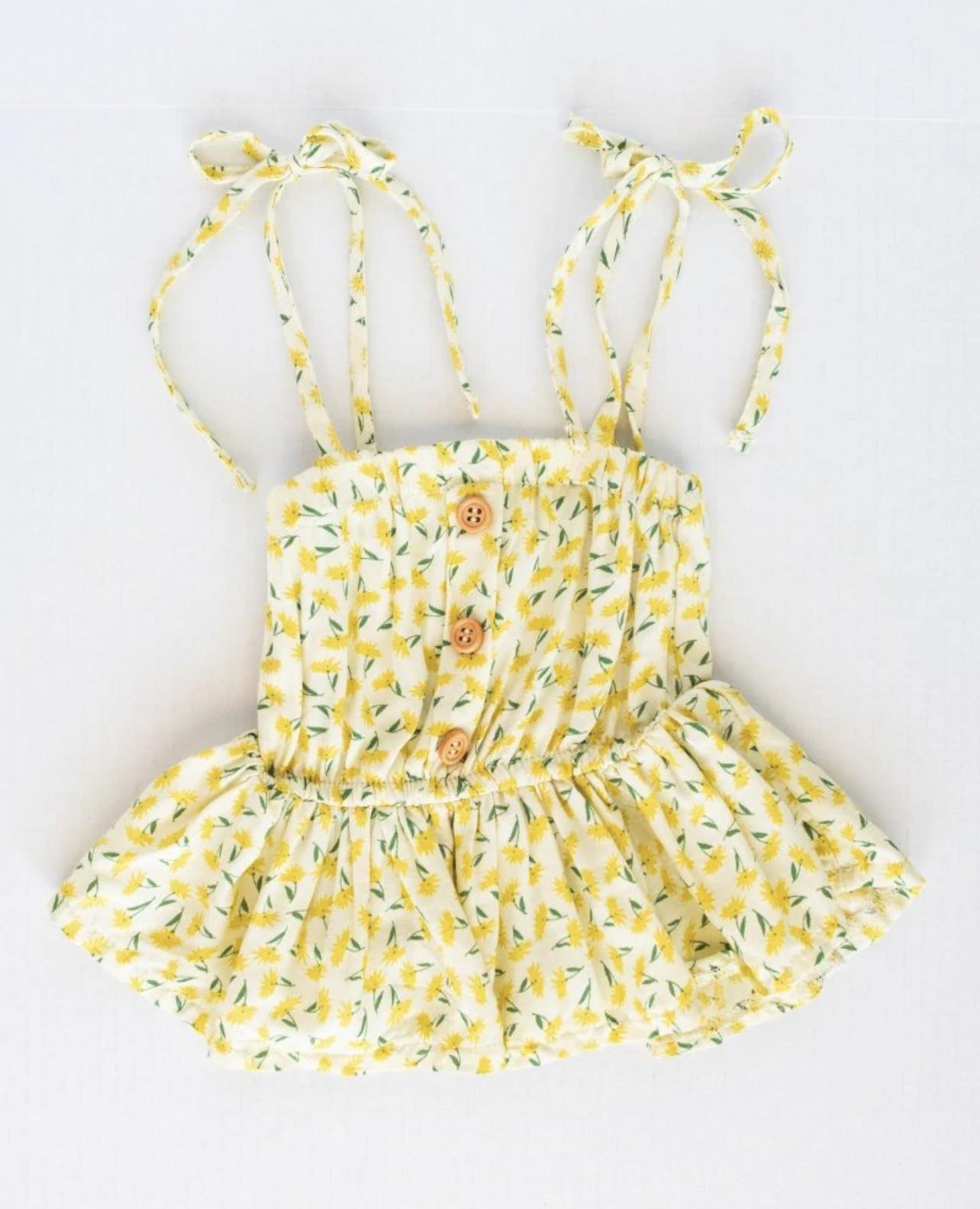 Tera Tie Peplum Top