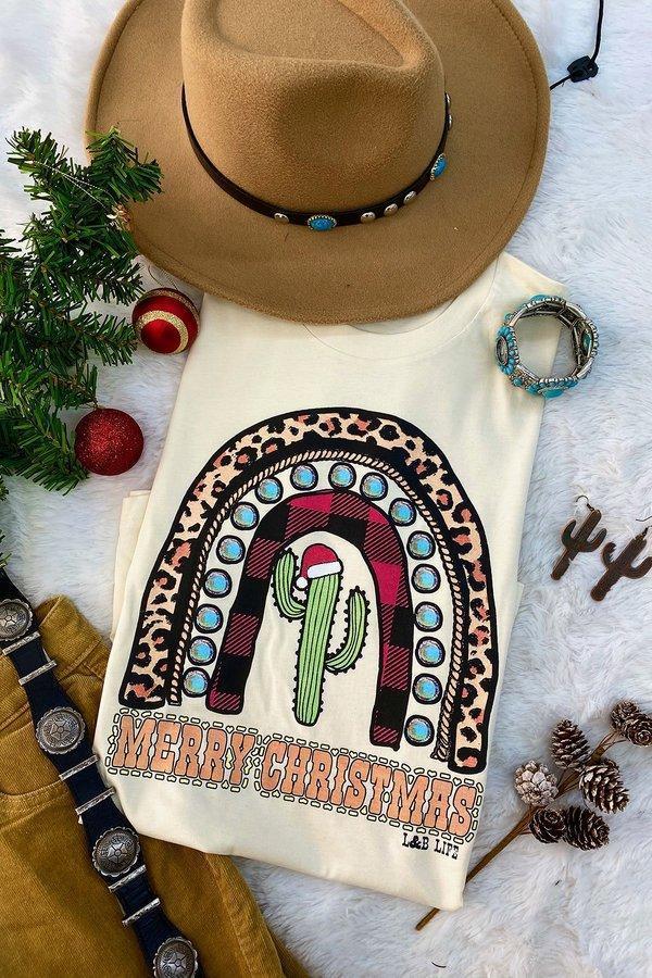 Rainbow Christmas Tee
