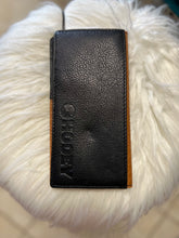 Load image into Gallery viewer, Hooey Basketweave Rodeo Wallet w/Black Leather Corner Overlay &amp; Logo
