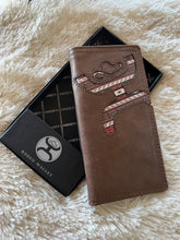 Load image into Gallery viewer, Hand&#39;s Up Hooey Logo Rodeo Wallet w/Nomad Print Inlay
