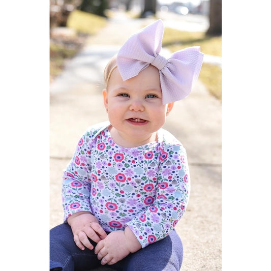 Little Roos Lilac Bow