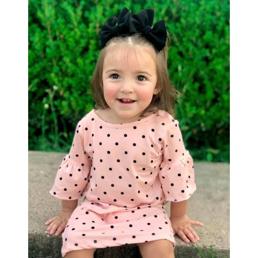 Little Roos Onyx Hair Bow
