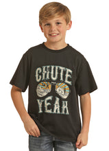 Load image into Gallery viewer, Youth Dale Brisby Black Chute Yeah Tee
