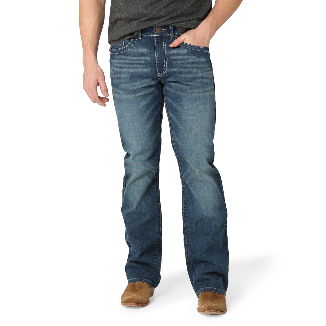 Men's Rock 47 Denim Wranglers Slim Boot Stretch