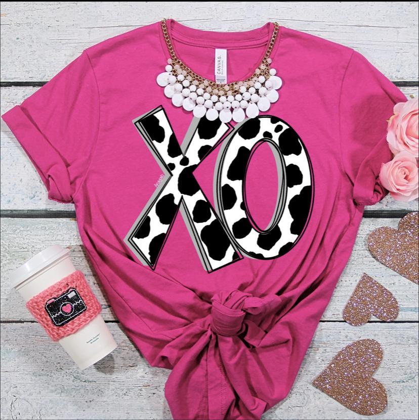 XO Cowprint Tee